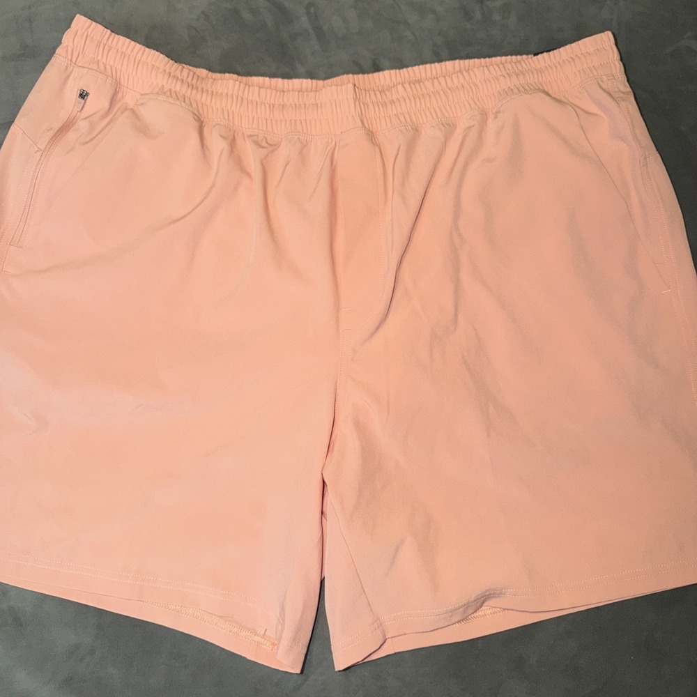 VRST Athletic Men's All-In Lined 7" Shorts Pink In Bloom Color Sz XXL